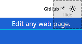 Screenshot of dragging the Remarklet text